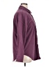 Unbranded 100% Polyester Solid Burgundy Long Sleeve Blouse Size L - photo 4