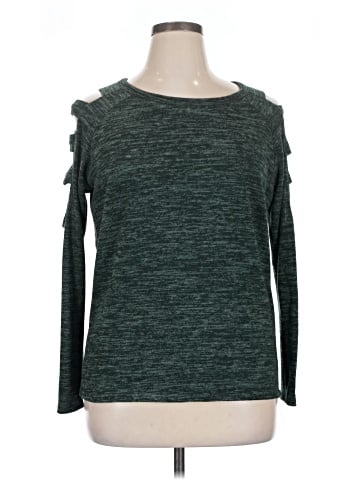 Always Indigo Long Sleeve Top (view 1)