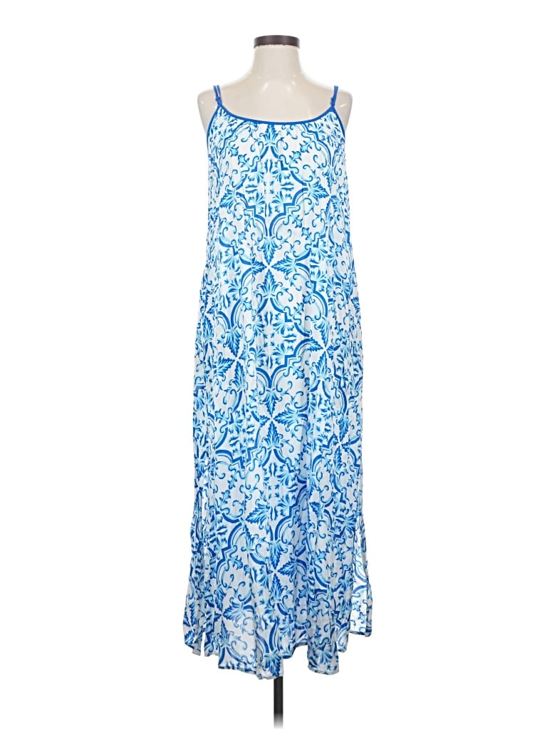 Pre-owned Joyspun Casual Dress In Blue