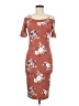 Haute Monde Floral Brown Casual Dress Size M - photo 1