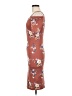 Haute Monde Floral Brown Casual Dress Size M - photo 5