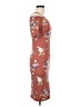 Haute Monde Floral Brown Casual Dress Size M - photo 4