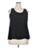 Zenobia 100% Polyester Black Sleeveless Blouse Size XXL - photo 1