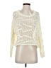 Lush 100% Cotton Ivory Pullover Sweater Size Sm - Med - photo 1