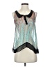 Do & Be Silver Teal Tank Top Size S - photo 1
