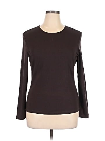 Casual Corner Long Sleeve T-Shirt (view 1)