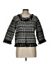 August Moon Black 3/4 Sleeve Blouse Size L - photo 1