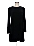 DJT Solid Black Casual Dress Size 6 - photo 1