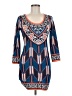 Flying Tomato Graphic Blue Casual Dress Size M - photo 1