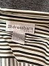 DressBarn Stripes Silver Long Sleeve Button-Down Shirt Size 14 - 16 - photo 7
