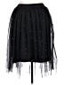 Forever 21 Plus 100% Polyester Stars Black Formal Skirt Size 0X - photo 2