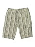 Be Bop 100% Cotton Plaid Green Cargo Shorts Size 7 - photo 1