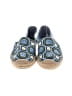 Tory Burch Graphic Blue Espadrille Flats Size 7 - photo 2