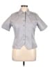 Assorted Brands Gray Short Sleeve Blouse Size 14 - photo 1