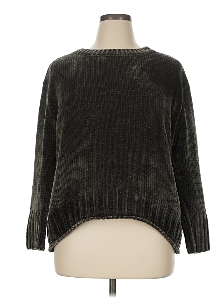 Pre-owned Max Studio Pullover Sweater In Gray