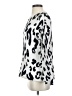Something Navy Animal Print White Pullover Sweater Size XS - photo 5