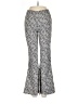 OAK + FORT 100% Polyester Animal Print Silver Dress Pants Size S - photo 1