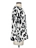 Something Navy Animal Print White Pullover Sweater Size XS - photo 4