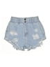 rue21 100% Cotton Blue Denim Shorts Size 4 - photo 1