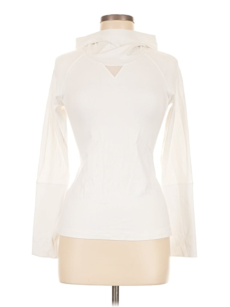 Pre-owned Lululemon Athletica Turtleneck Sweater In White