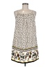 Unbranded Print Ivory Casual Dress Size 6 (estimated) - photo 1