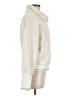 Athleta 100% Polyester Ivory Faux Fur Jacket Size M - photo 4