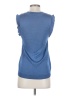 Caballero 100% Rayon Blue Sleeveless Top Size XS - photo 2