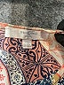 Moa Moa 100% Polyester Orange 3/4 Sleeve Blouse Size XL - photo 7