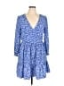 Eliza J 100% Polyester Blue Casual Dress Size 16 - photo 1
