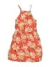 Old Navy 100% Viscose Tropical Orange Dress Size S (kids) - photo 1