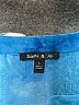 Sami & JO Stars Blue Short Sleeve Blouse Size L - photo 7
