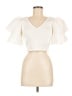 Win Win Ivory Short Sleeve Top Size M (estimated) - photo 1
