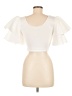 Win Win Ivory Short Sleeve Top Size M (estimated) - photo 2
