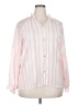 Unbranded 100% Polyester Pink Long Sleeve Blouse Size XXL - photo 1