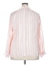 Unbranded 100% Polyester Pink Long Sleeve Blouse Size XXL - photo 2