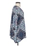 Agenda Blue 3/4 Sleeve Top Size S - photo 4