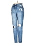 Wild Fable Hearts Blue Jeans Size 00 - photo 1