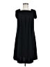 Mary McFadden Solid Black Casual Dress Size M - photo 1