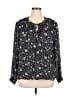 ABLE Black Long Sleeve Blouse Size 1X - photo 1
