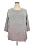 Mix by 41 Hawthorn Gray Pullover Sweater Size 2X - photo 1