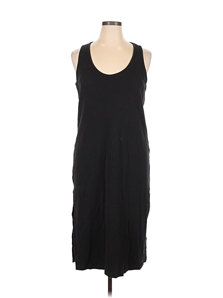 Pre-owned H&m Casual Dress In Black