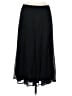 Connected Apparel 100% Polyester Solid Black Formal Skirt Size M - photo 1