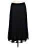 Connected Apparel 100% Polyester Solid Black Formal Skirt Size M - photo 2