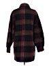 Zara Plaid Burgundy Coat Size XS - photo 2