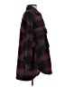 Zara Plaid Burgundy Coat Size XS - photo 4