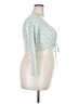 Meraki Green 3/4 Sleeve Top Size M - photo 4