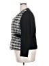 Doncaster Collection Houndstooth Silver Black Vest Size 18 - photo 5