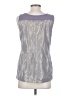 Gap Metallic Silver Sleeveless Blouse Size S - photo 2