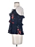 Joie 100% Silk Blue Blouse Size 4 - photo 5