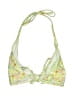 Unbranded Floral Yellow Swimsuit Top Size M - photo 2